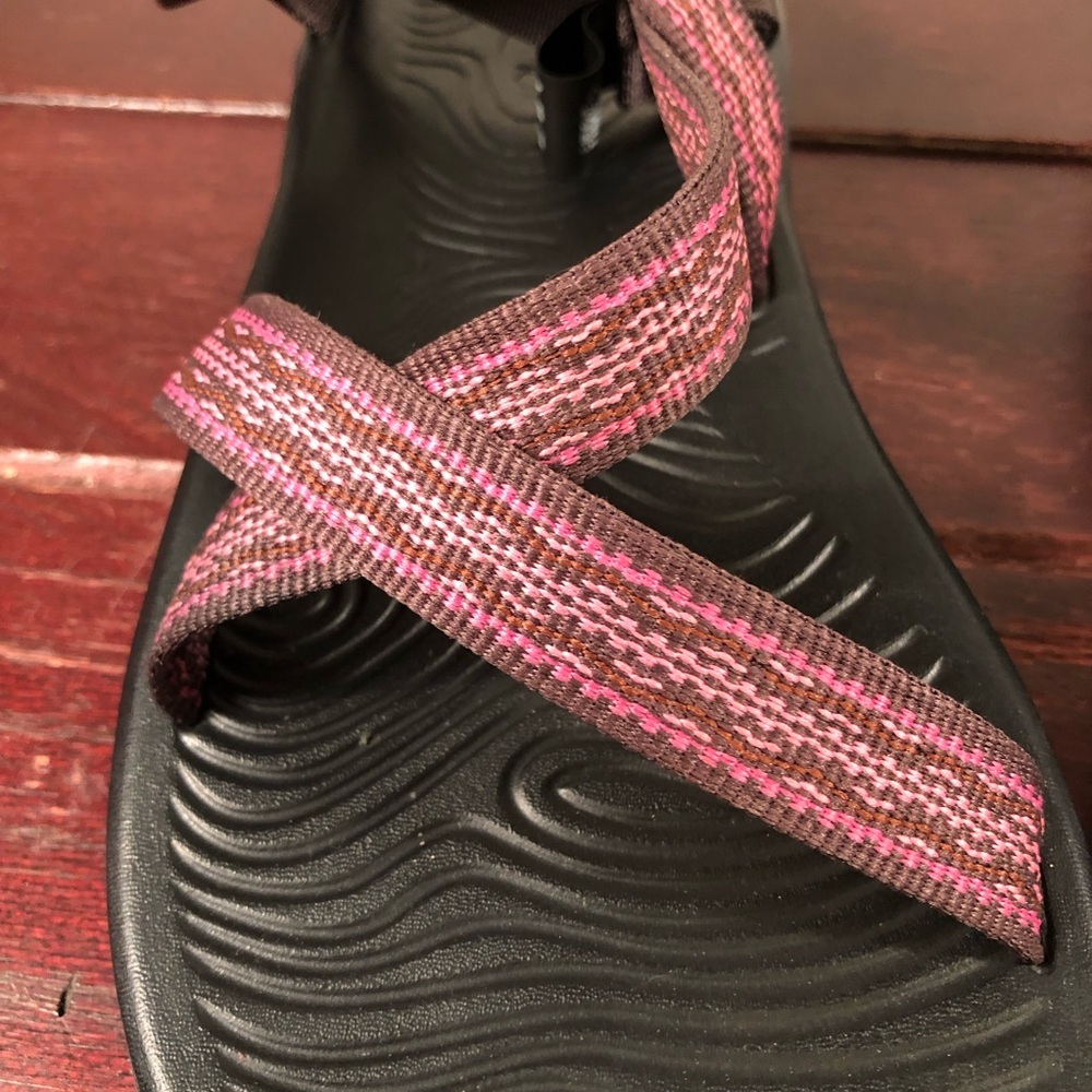 Chaco's Women's Z/Volv Sandals Brown/Pink Size 11 - Picture 5 of 10